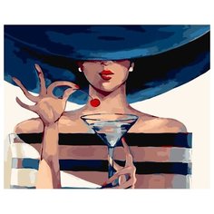 Картина по номерам "Мартини с вишенкой", 40x50 см ВанГогВоМне