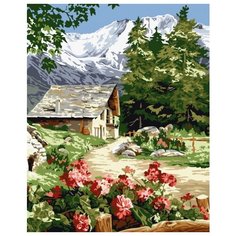 Картина по номерам "Деревушка в горах", 40x50 см Paintboy