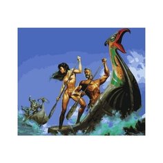 Картина по номерам "Морская погоня", 40x50 см Paintboy