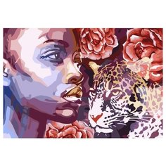 Набор для рисования по номерам "Дух саванны" (40x50 см) Русская Живопись