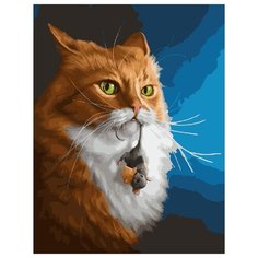 Картина по номерам Paintboy, 27371 Кот с мышкой 40x50см