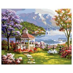 Картина по номерам Paintboy Original , 37978 Беседка на бегеру моря 40х50см