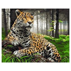 Картина по номерам Paintboy GX 39045 Задумчевость хищьника , холст на подрамнике 40х50см