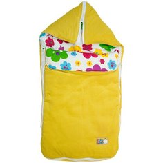 Конверт-мешок Baby Nice без мехового подклада 78 см желтый