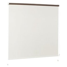 Рулонная штора Brabix Блэкаут (белый/серебристый), 120х175 см