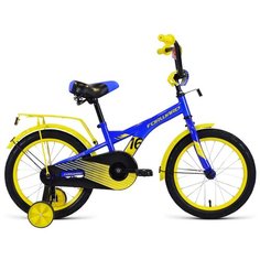 Детский велосипед FORWARD Crocky 16 (2021) синий/желтый (требует финальной сборки)