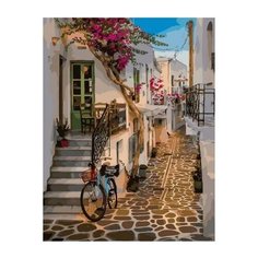 Картина по номерам Paintboy GX38422 "Улочки Греции" 40х50 см