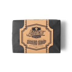 Мыло для бороды угольное Maestro Beard Soap