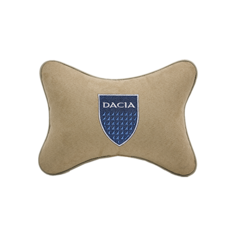 Подушка на подголовник алькантара Beige DACIA Vital Technologies