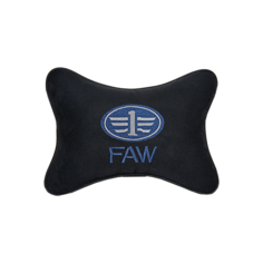 Подушка на подголовник алькантара Black FAW Vital Technologies