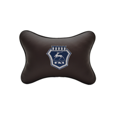 Подушка на подголовник экокожа Coffee GAZ Vital Technologies