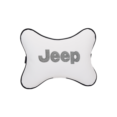 Подушка на подголовник экокожа Milk JEEP Vital Technologies