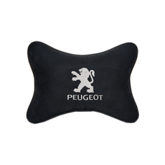 Подушка на подголовник алькантара Black (белая) PEUGEOT Vital Technologies