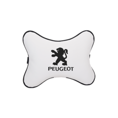 Подушка на подголовник экокожа Milk Peugeot Vital Technologies