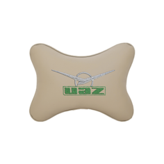 Подушка на подголовник экокожа Beige UAZ Vital Technologies