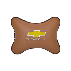 Подушка на подголовник экокожа Fox CHEVROLET Vital Technologies