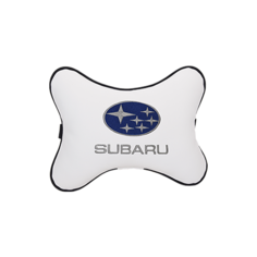 Подушка на подголовник экокожа Milk SUBARU Vital Technologies