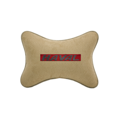 Подушка на подголовник алькантара Beige HAVAL Vital Technologies
