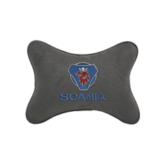 Подушка на подголовник алькантара D.Grey SCANIA Vital Technologies