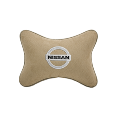 Подушка на подголовник алькантара Beige NISSAN Vital Technologies