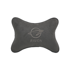 Подушка на подголовник алькантара D.Grey Ravon Vital Technologies