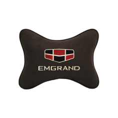 Подушка на подголовник алькантара Coffee EMGRAND Vital Technologies