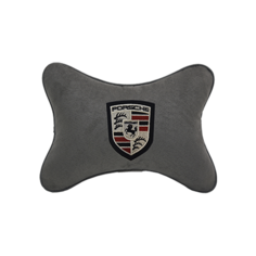 Подушка на подголовник алькантара D.Grey PORSCHE Vital Technologies