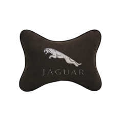 Подушка на подголовник алькантара Coffee JAGUAR Vital Technologies