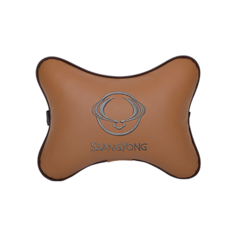 Подушка на подголовник экокожа Fox Ssang Yong Vital Technologies