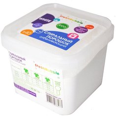 Стиральный порошок Freshbubble Отбеливающий, пластиковый контейнер, 1 кг