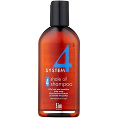 Sim Sensitive SYSTEM 4 Shale Oil Shampoo 4 Терапевтический шампунь № 4 для очень жирной, чувствительной и раздраженной кожи головы, 215 мл