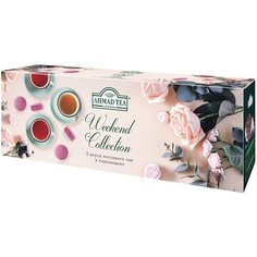Чай Ahmad Tea Weekend collection ассорти в пирамидках, 60 шт.