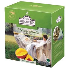Чай зеленый Ahmad tea Mango souffle в пирамидках, 20 шт.