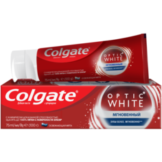 Зубная паста Colgate Optic White Мгновенный отбеливающая, 75 мл