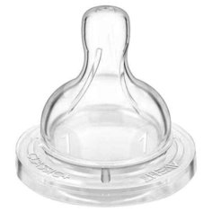 Соска Philips AVENT Classic+ силиконовая SCF631/27 0м+, 2 шт. бесцветный