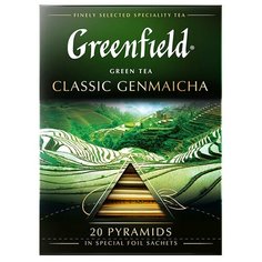 Чай зеленый Greenfield Classic Genmaicha в пирамидках, 20 шт.