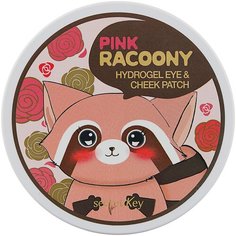 Secret Key Патчи для глаз гидрогелевые Pink Racoony Hydro-Gel Eye & Cheek Patch, 60 шт.