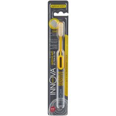 Зубная щетка INNOVA Sensitive Optimal Soft с ионами серебра для чувствительных зубов, желтый
