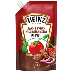 Кетчуп Heinz Для гриля и шашлыка, дой-пак 350 г 1 шт.
