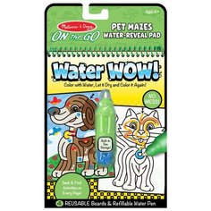 Melissa & Doug Водная раскраска Water Wow! Лабиринты (9484)