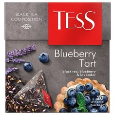 Чай черный TESS Blueberry Tart в пирамидках, 20 шт.