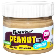 Bombbar Арахисовая паста-кранч хрустящая, 300 г