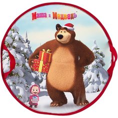 Ледянка 1 TOY Маша и Медведь (Т14008) белый/коричневый/красный