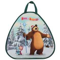 Ледянка 1 TOY Маша и Медведь (Т14005) белый/коричневый/зеленый
