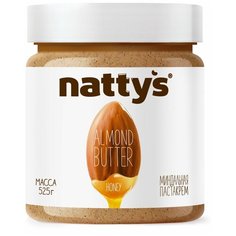 Nattys Миндальная паста-крем Honey с мёдом, 525 г