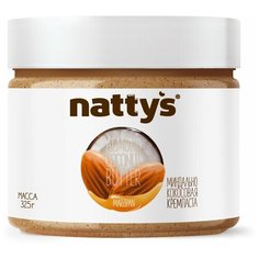 Nattys Паста миндально-кокосовая Marzipan с мёдом, 325 г