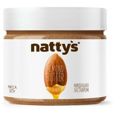 Nattys Миндальная паста-крем Honey с мёдом, 325 г