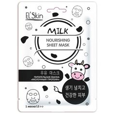 ElSkin Тканевая маска Milk Nourishing Sheet Mask Молочный протеин, 15 г