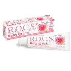 Зубная паста R.O.C.S. Baby Яблоко 0-3 лет, 45 г
