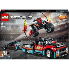 Конструктор LEGO Technic 42106 Шоу трюков на грузовиках и мотоциклах
